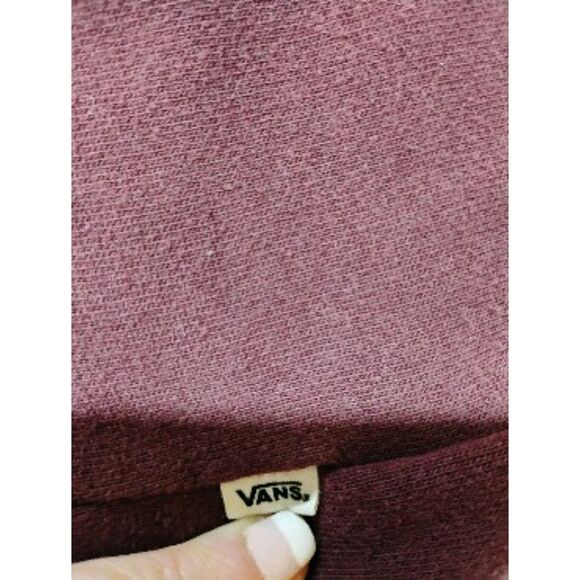 VANS Maroon Pink Logo‎ Hoodie Size S - Picture 8 of 8